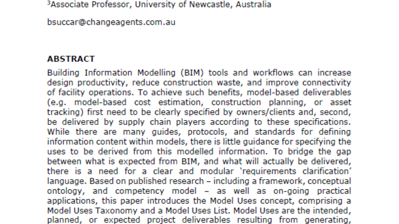 _Model Uses Foundations For a Modular Requirements Clarification Language