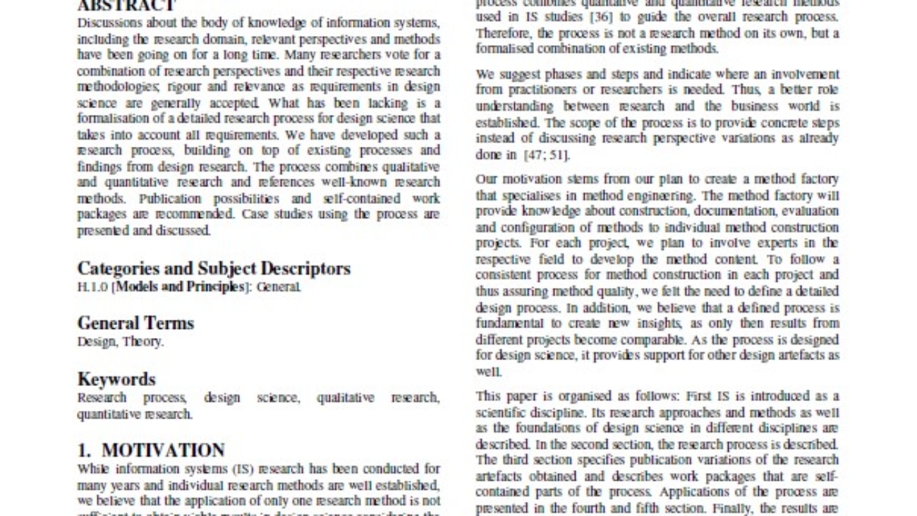 _Outline of a Design Science Research Process