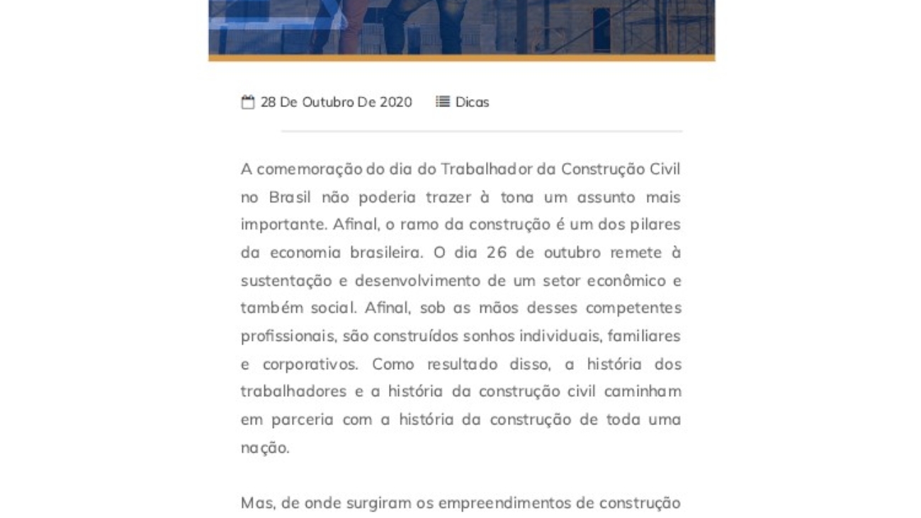 _A História da Construção Civil no Brasil