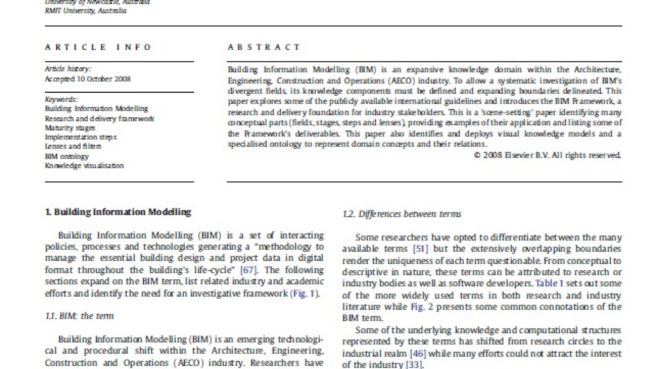 _Building Information Modelling Framework_A Research And Delivery Foundation For Industry Stakeholders