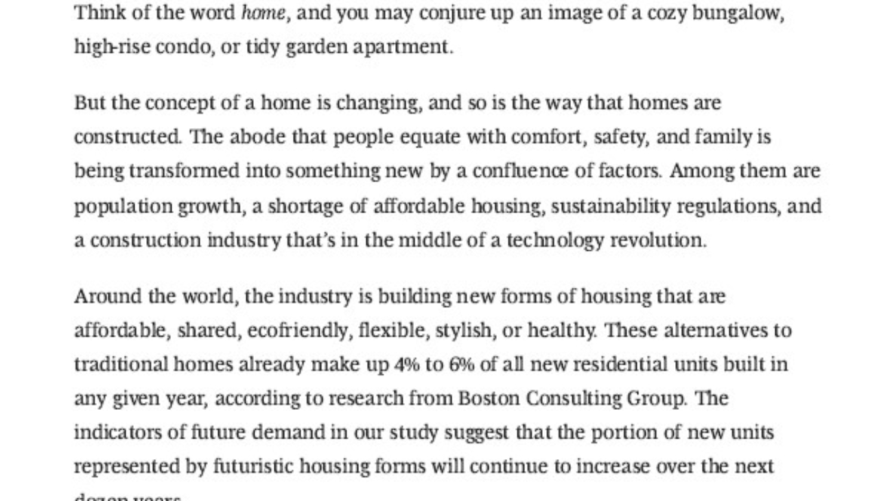 _Building The Housing Of The Future