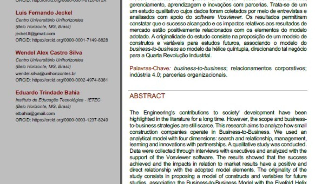 _Business-to-business Estudo sobre os Negócios da Construção Civil de Pequeno Porte