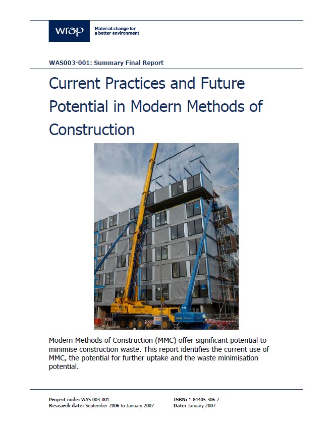 Current Practices And Future Potential In Modern Methods Of Construction