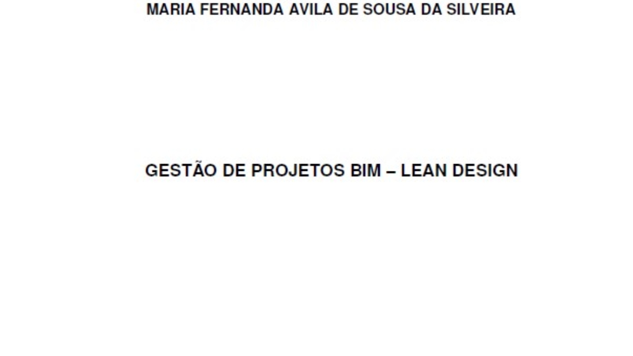 _Gestão de Projetos BIM - Lean Design