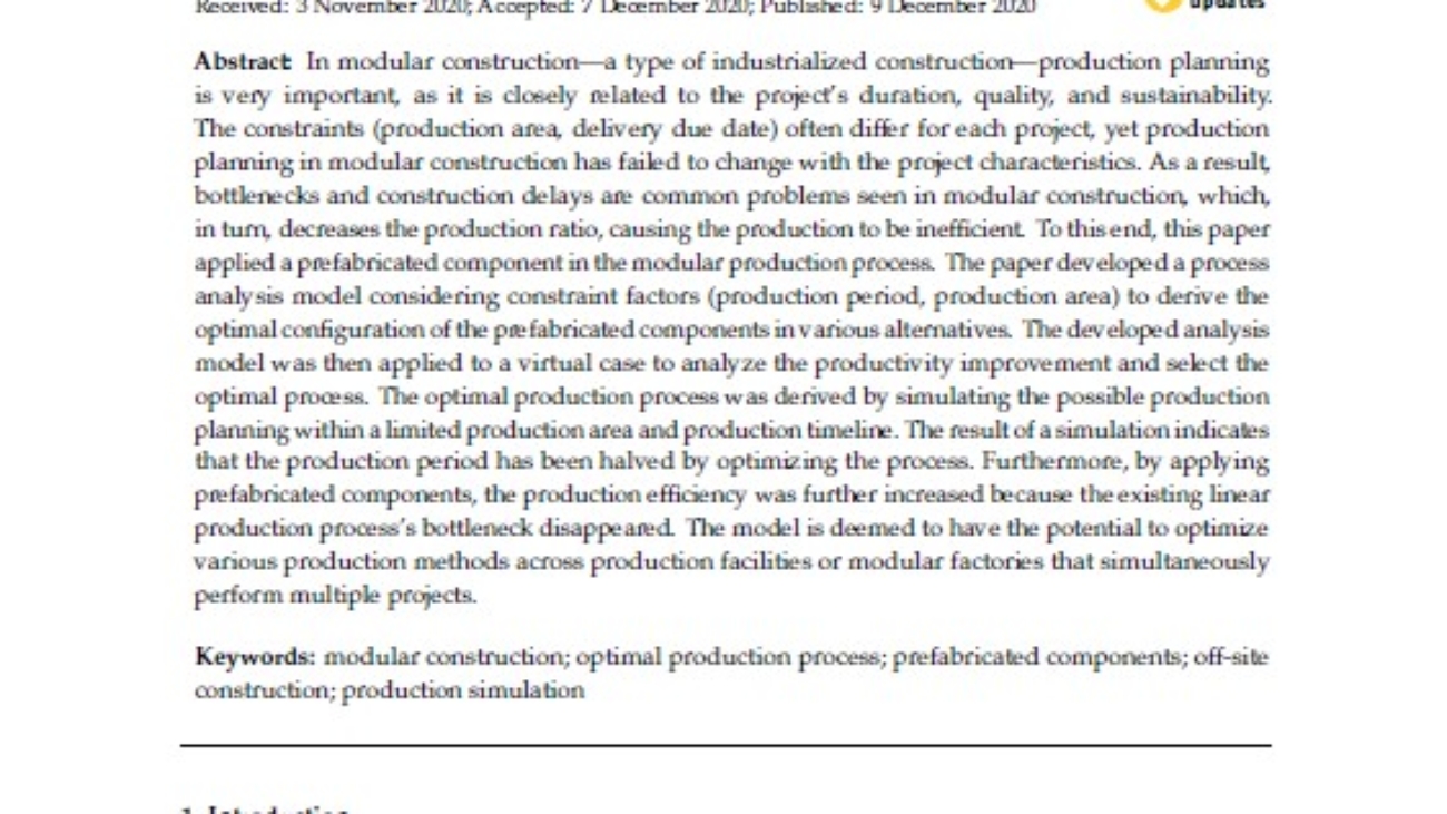 _Optimization of Prefabricated Components in Housing Modular Construction