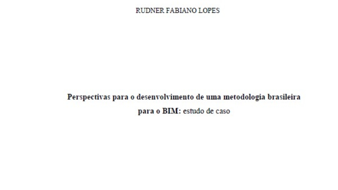 _Perspectivas Para O Desenvolvimento De Uma Metodologia Brasileira Para O BM Estudo De Caso