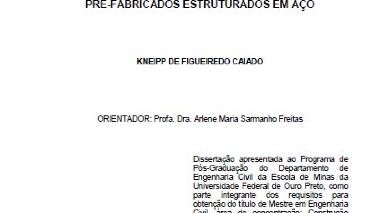 _Estudo e Concepção de Edifícios Em Módulos Pré-fabricados Estruturados Em Aço