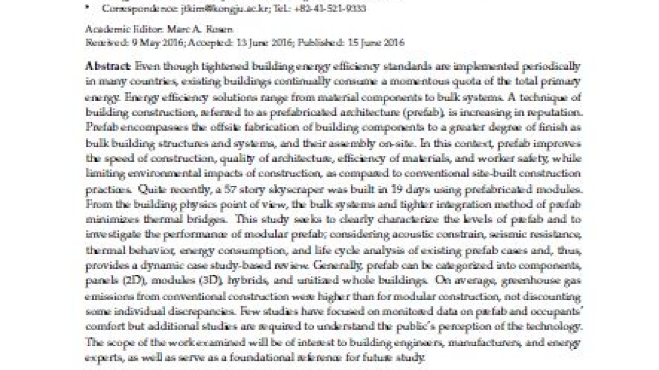 _Performance of Modular Prefabricated Architecture Case Study-Based Review and Future Pathways